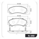 Jogo Pastilha Freio S10 Cab. Dupla Trailblazer 2012 Até 2016 - Cobreq