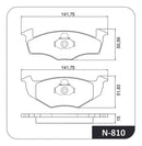 Jogo Pastilha Freio Seat Cordoba Ibiza 1999 2000 2001 2002 - Cobreq