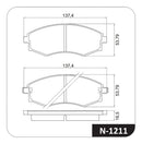 Jogo Pastilha Freio Sonata 2000 2001 J5 J6 2011 - Cobreq - Cobreq