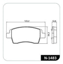 Jogo Pastilha Freio Toyota Etios Hatch/sedan 2012 2013 2014 - Cobreq