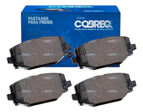 Jogo Pastilha Freio Traseira Fiat Freemont 2.0 2.4 2011-2016 - Cobreq