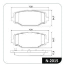 Jogo Pastilha Freio Traseira Fiat Freemont 2.0 2.4 2011-2016 - Cobreq