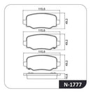 Jogo Pastilha Freio Traseira Jeep Renegade 2018 Até 2023 - Cobreq