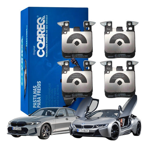 Jogo Pastilha Freio Traseira Original Bmw I8 2014 2015 2016 - Cobreq