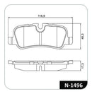 Jogo Pastilha Freio Traseira Ranger Rover 2002 Até 2012 - Cobreq