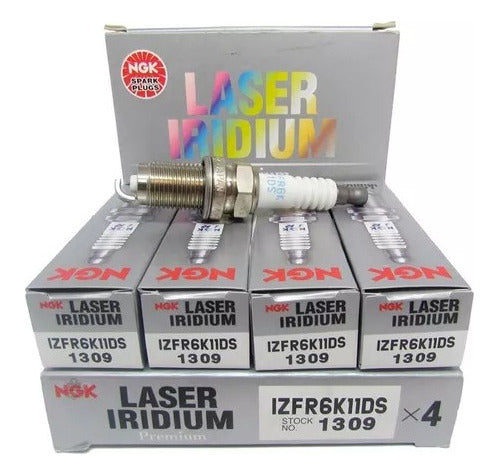 Jogo Vela Ignição Laser Iridium New Civic 1.8 16v 2006 A 201 - Next Gear