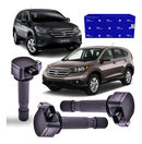 Kit 3 Bobina De Ignição New Civic 1.8 Crv 2.0 16v 06/11 Flex - Delphi