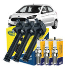 Kit 3 Bobina + Velas Original Marelli New Ka 1.0 3 Cilindros - Magneti Marelli