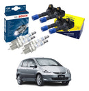 Kit 4 Velas + 4 Bobinas Ignição Honda Fit 1.5 16v 2005-2008 - Next Gear