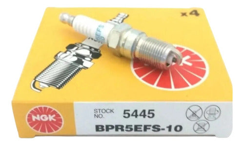 Kit 4 Velas De Ignição Ford Courier/fiesta/ranger/ka 1.0 1.3 - Next Gear