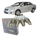 Kit 4 Velas Ignição Ngk Iridium Corolla 1.8 Flex 2008 A 2011 - Next Gear