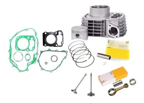 Kit Cilindro Motor Válvula Escape Admissão Jg Juntas Cg150 - Mahle