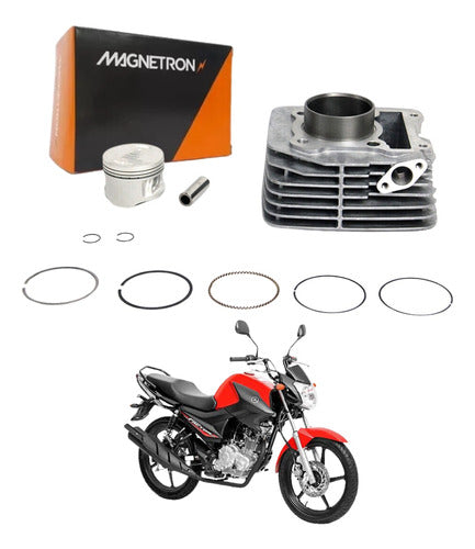 Kit Cilindro Motor Yamaha Factor125/ed/i 2017-2024 Magnetron - Next Gear