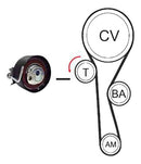 Kit Correia Dentada C/ Tensor 206/clio/logan/twingo Original - Magneti Marelli