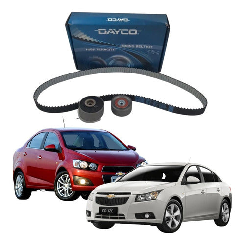 Kit Correia Dentada E Tensor Sonic/cruze/tracker 1.6/1.8 11. - DAYCO