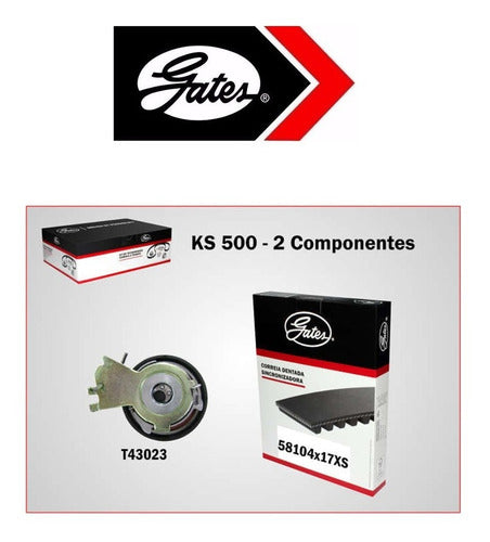 Kit Correia Dentada Original C3 1.5 2013 2014 2015 2016 - Gates