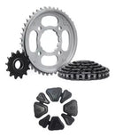 Kit Relação Nakata Cbx/250/twister + Coxim Coroa COR:PRATA - Next Gear