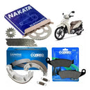Kit Relação Transmissão Honda Biz 125 2005-2016 Nakata - Next Gear