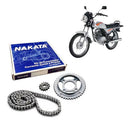 Kit Relação Transmissão Nakata Sundown Hunter 125 2003-2008 - Next Gear