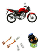 Kit Reparo Escovas C/ Molas/rele Partida Titan150 2004-2008 - Next Gear