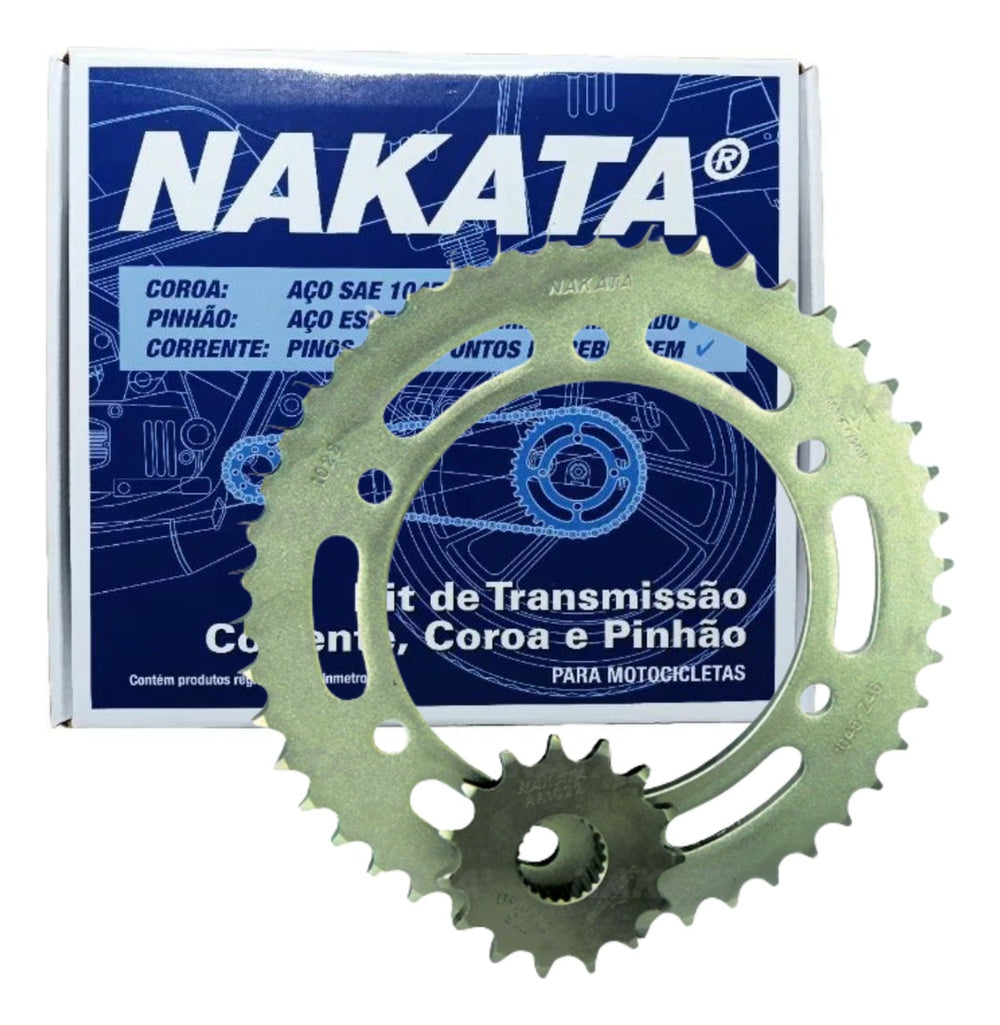 Kit Transmissão Nakata TM10256 Yamaha FZ25 Fazer Original