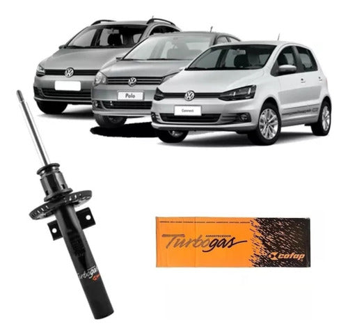 Par Amortecedor Diant Fox/polo/spacefox + Kit Batente Cofap - Cofap