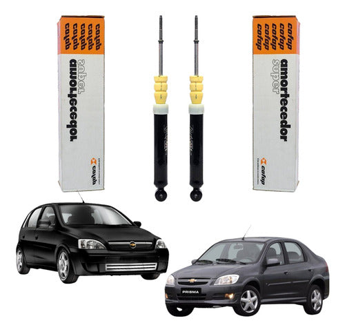 Par Amortecedor Diant/tras Celta/classic/corsa/prisma Cofap - Cofap