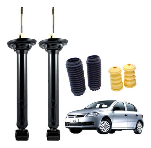 Par Amortecedor Traseiro Gol Quadrado G1 G2 G3 + Kit Batente - Cofap