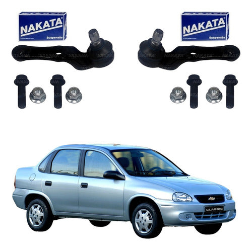 Par Pivô Bandeja Suspensão Celta/corsa/classic/prisma Nakata - Nakata