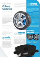 Pastilha De Freio Cerâmica Dianteira Vw Jetta / A1 /a3 / A6 - Cobreq