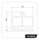 Pastilha De Freio Chiefclassi/z800/tiger/daytona/speed - Next Gear