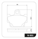 Pastilha De Freio Dianteira Rd350/rdz135/rx180/sr125/xv920 - Next Gear