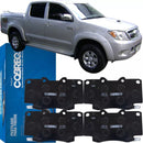 Pastilha De Freio Dianteiro Toyota Hilux 4x2 4x4 05 06 07... - Cobreq