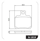 Pastilha De Freio Fjr1300/tdm900/xvs1300/xvs950/ Cobreq - Next Gear