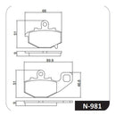 Pastilha De Freio Z750/zx-6rr/zx-9r/zzr600 Original - Next Gear