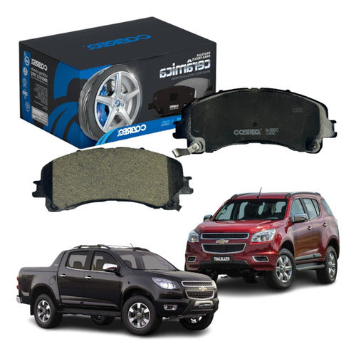 Pastilha Freio Cerâmica Diant. Trailblazer 4p 2012-2016 - Cobreq