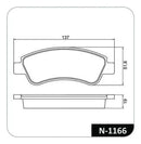 Pastilha Freio Dianteira Citroën C3 C4 Xsara Peugeot 206 207 - Cobreq