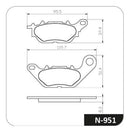 Pastilha Freio Dianteira E Traseira Yamaha Nmax 160 17...abs - Next Gear