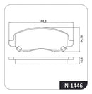 Pastilha Freio Dianteira Lancer/outlander/eclipse/compass - Cobreq