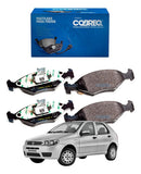 Pastilha Freio Dianteira Palio Weekend Siena 1998 Até 2009 - Cobreq