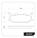 Pastilha Freio Dianteira Xj/600/900/xv/750/xvs/950 - Cobreq - Next Gear