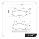 Pastilha Freio Ninja 250 2008-2012/ninja 250r 2009/ninja 300 - Next Gear