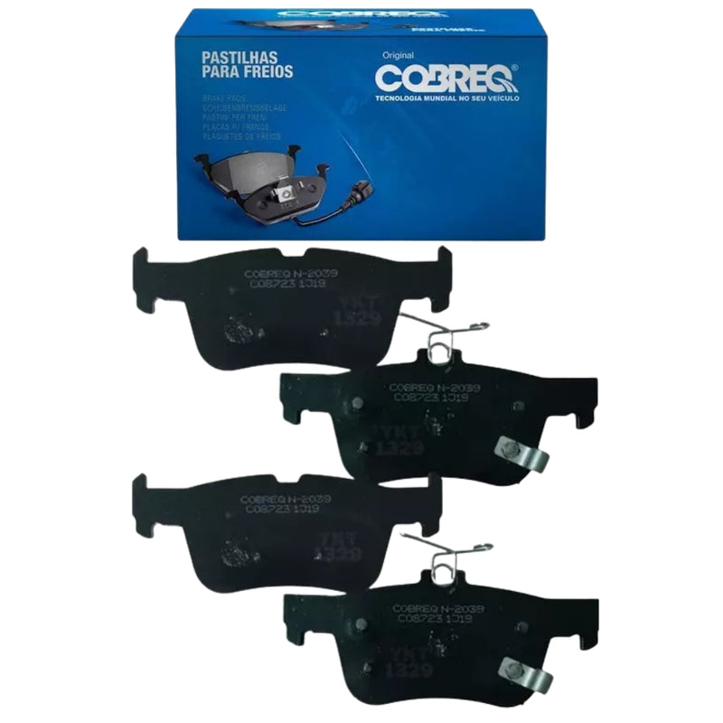 Pastilha Freio Traseira Honda Civic 2.0 Sport 2017... Cobreq - Cobreq