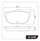 Pastilha Freio Traseira Hyundai Elantra 1996 Até 2006 Cobreq - Cobreq