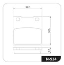 Pastilha Traseira Cobreq N-924 Kawasaki Ninja Zx-12r 2000-06 - Cobreq