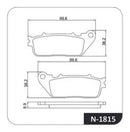 Pastilhas Freio Original Cb1000r/cb1000r Abs/crossrunner800 - Next Gear
