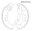 Sapata Lona De Freio Traseiro Vw Virtus/polo 1.0 1.6 2017 18 - Frasle