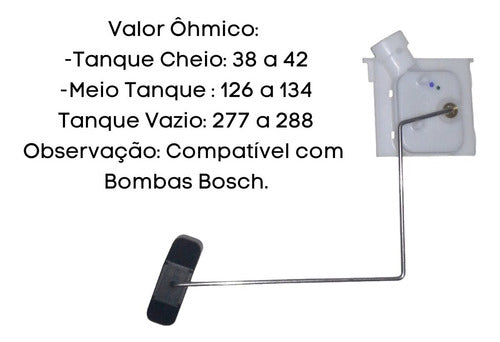 Sensor Combustível Flex Meriva/montana 1.8 2009 Original - TSA