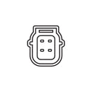 Sensor Oxigenio Sonda Lambda Biz 125 Flex 2011-2015 Original - Next Gear