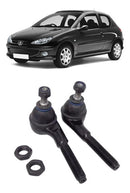 Terminal Direção Peugeot 106 206 207 Par N99080-n99079 - Nakata